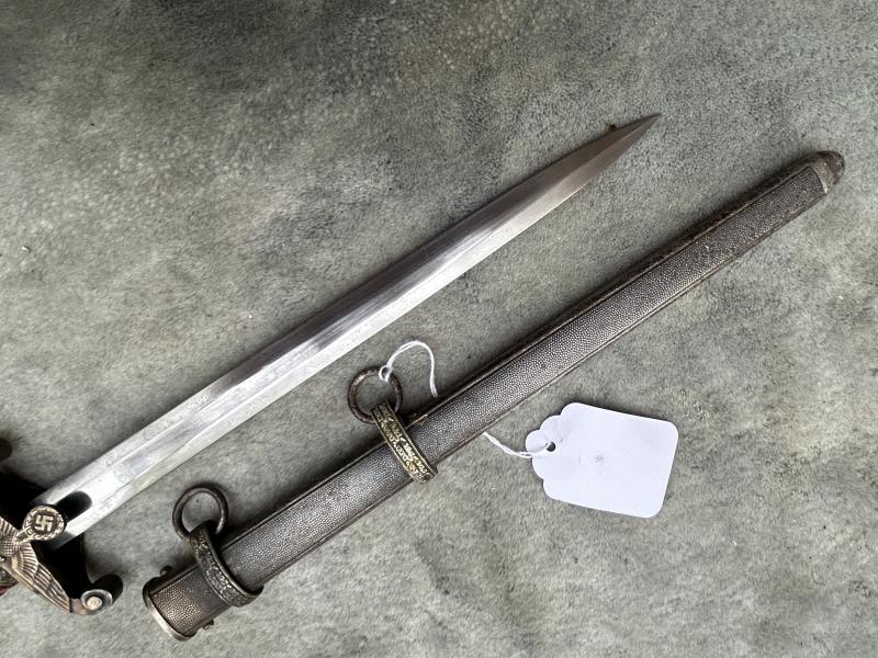 ARMY DAGGER WITH DEEP ORANGE GRIP!