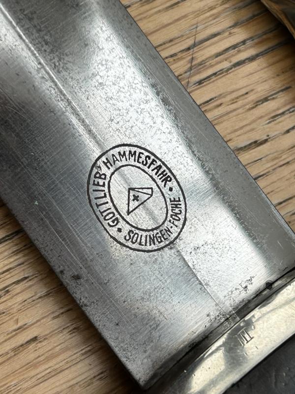 AN EARLY EXAMPLE OF A SS ‘33 DAGGER BY HAMMESFAR.