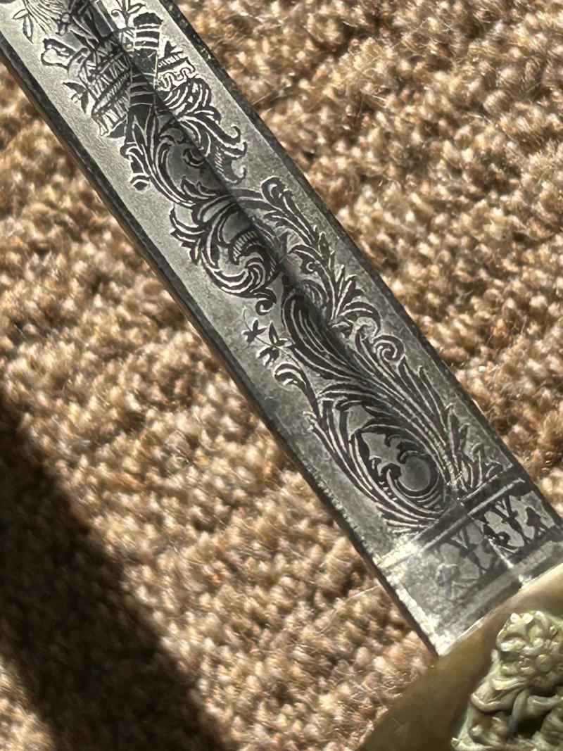 IMPERIAL GERMAN SENIOR POSTAL OFFICIALS SWORD.